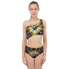 Spain Catalonia Montserrat Church Spliced Up Two Piece Swimsuit by Wegoenart