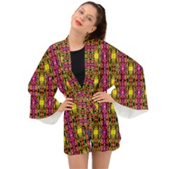 Abstract 41 Long Sleeve Kimono