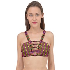 Abstract 41 Cage Up Bikini Top