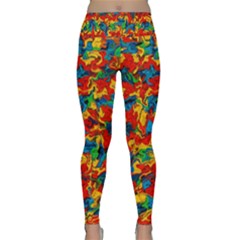 Abstract 42 Lightweight Velour Classic Yoga Leggings by ArtworkByPatrick