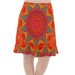 Background Pattern Surface Texture Fishtail Chiffon Skirt