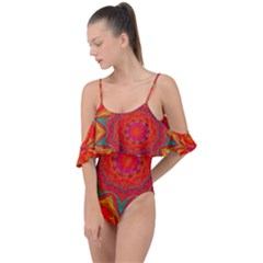 Background Pattern Surface Texture Drape Piece Swimsuit