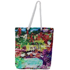 Southern California 1 1 Full Print Rope Handle Tote (large) by bestdesignintheworld