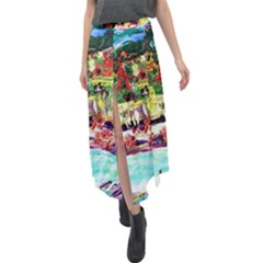 Southern California 1 1 Velour Split Maxi Skirt