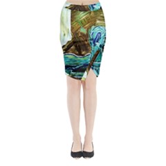 Horsy Midi Wrap Pencil Skirt by bestdesignintheworld