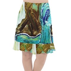 Horsy Fishtail Chiffon Skirt