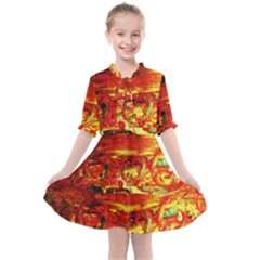 Secret Sign Of Masons Kids  All Frills Chiffon Dress by bestdesignintheworld