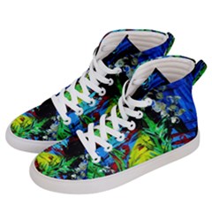 Night 1 1 Women s Hi-top Skate Sneakers by bestdesignintheworld