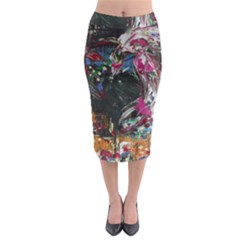 Wild Swans Midi Pencil Skirt by bestdesignintheworld