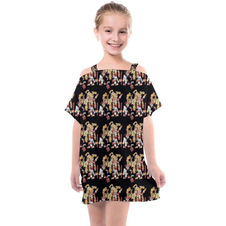 Aztec 5 Kids  One Piece Chiffon Dress