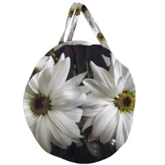 Daisies Giant Round Zipper Tote by bestdesignintheworld