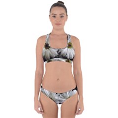 Daisies Cross Back Hipster Bikini Set by bestdesignintheworld