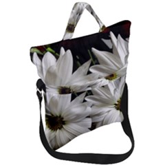 Daisies Fold Over Handle Tote Bag by bestdesignintheworld