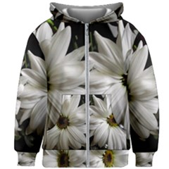 Daisies Kids  Zipper Hoodie Without Drawstring by bestdesignintheworld