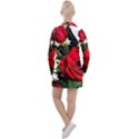 Roses 1 1 Women s Long Sleeve Casual Dress View2