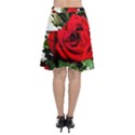 Roses 1 1 Chiffon Wrap Front Skirt View2