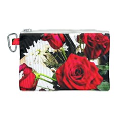 Roses 1 1 Canvas Cosmetic Bag (large) by bestdesignintheworld