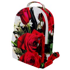 Roses 1 1 Flap Pocket Backpack (small) by bestdesignintheworld