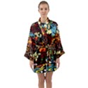 York 1 1 Long Sleeve Satin Kimono View1