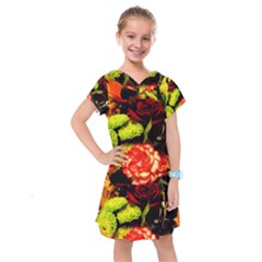 Flowers 1 1 Kids  Drop Waist Dress by bestdesignintheworld