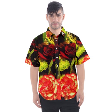 Flowers 1 1 Men s Short Sleeve Shirt by bestdesignintheworld