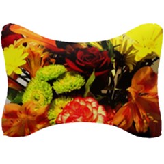 Flowers 1 1 Seat Head Rest Cushion by bestdesignintheworld