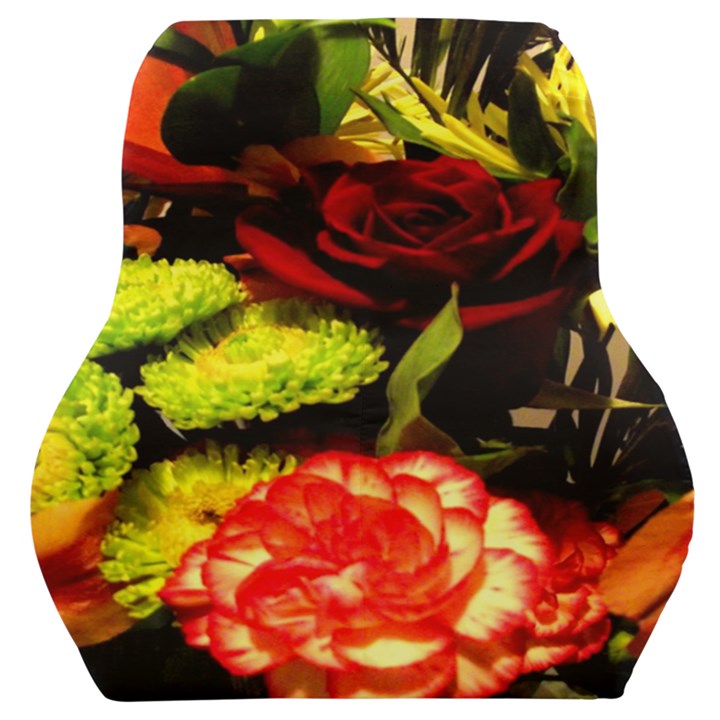 Flowers 1 1 Car Seat Back Cushion 