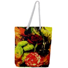 Flowers 1 1 Full Print Rope Handle Tote (large) by bestdesignintheworld