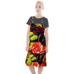 Flowers 1 1 Camis Fishtail Dress by bestdesignintheworld