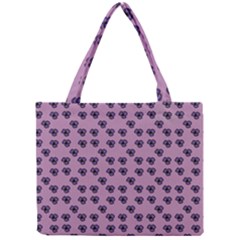 Pansies Pink Pattern Mini Tote Bag by snowwhitegirl