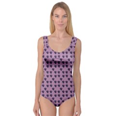 Pansies Pink Pattern Princess Tank Leotard  by snowwhitegirl