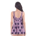 Pansies Pink Pattern Skater Dress Swimsuit View2