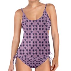 Pansies Pink Pattern Tankini Set by snowwhitegirl