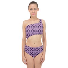 Pansies Pink Pattern Spliced Up Two Piece Swimsuit by snowwhitegirl