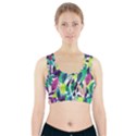 Leaves  Sports Bra With Pocket View1