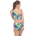 Leaves  Spliced Up Two Piece Swimsuit View2