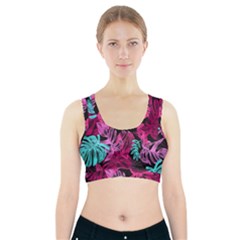 Leaves Sports Bra With Pocket by Sobalvarro