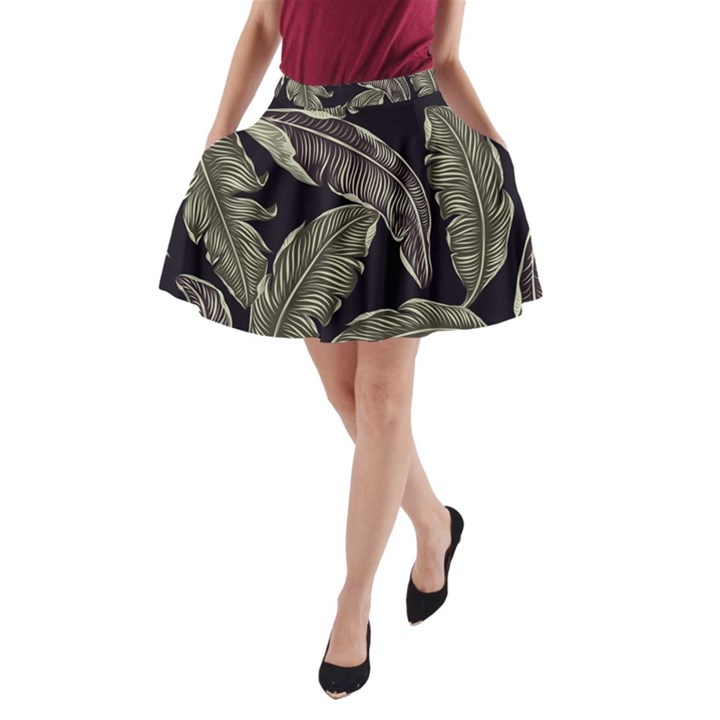 Jungle A-Line Pocket Skirt