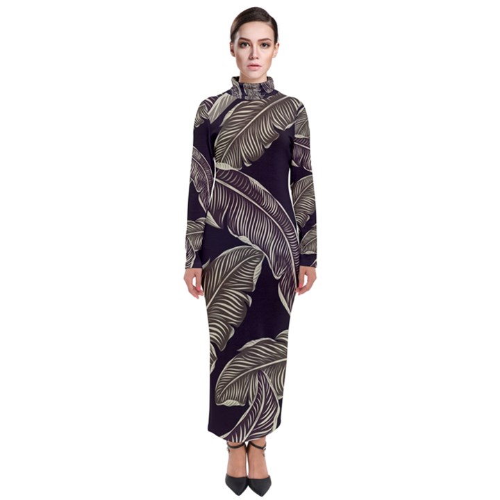 Jungle Turtleneck Maxi Dress