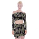 Jungle Off Shoulder Top with Mini Skirt Set View1