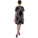 Jungle Short Sleeve Shoulder Cut Out Dress  View2