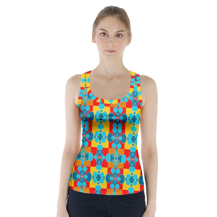 Pop Art  Racer Back Sports Top