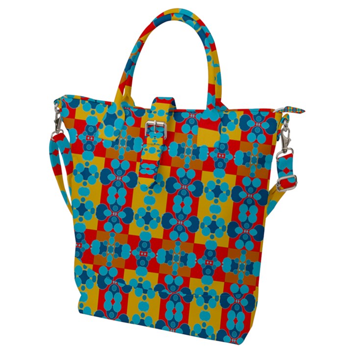 Pop Art  Buckle Top Tote Bag