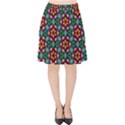 Pattern  Velvet High Waist Skirt View1