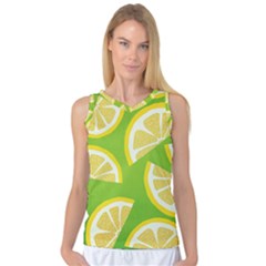 Lemon Fruit Healthy Fruits Food Women s Basketball Tank Top by Wegoenart