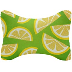 Lemon Fruit Healthy Fruits Food Seat Head Rest Cushion by Wegoenart