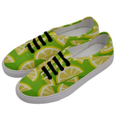 Lemon Fruit Healthy Fruits Food Men s Classic Low Top Sneakers by Wegoenart