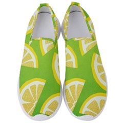 Lemon Fruit Healthy Fruits Food Men s Slip On Sneakers by Wegoenart