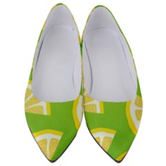 Lemon Fruit Healthy Fruits Food Women s Low Heels by Wegoenart