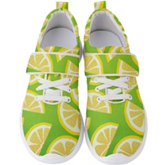 Lemon Fruit Healthy Fruits Food Men s Velcro Strap Shoes by Wegoenart